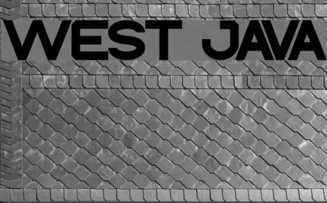 WEST JAVA Font examples