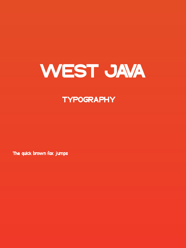 WEST JAVA Poster