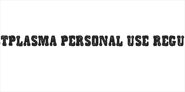 WESTPLASMA PERSONAL USE Regular Logo