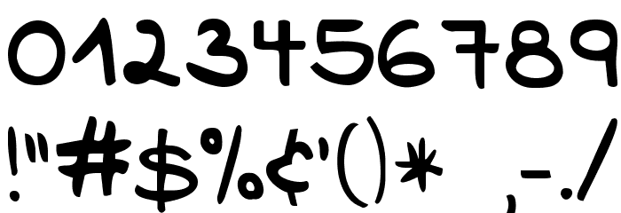 We Are Broken Font OTHER CHARS