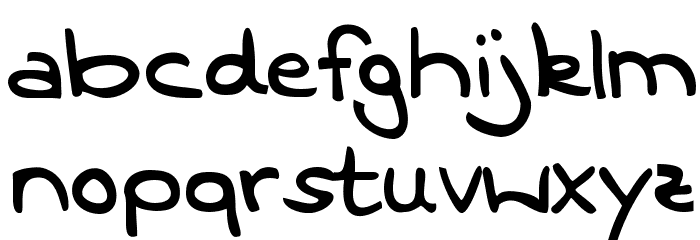 We Are Broken Font LOWERCASE