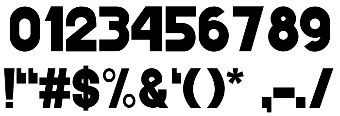 We Are DIMDAM BOLD Font OTHER CHARS