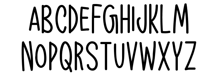 We Are Happy Font Litere mici