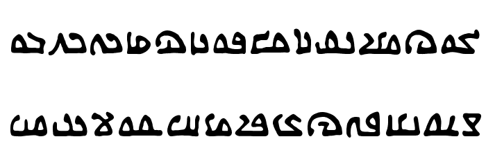 We Come In Peace BB Font LOWERCASE
