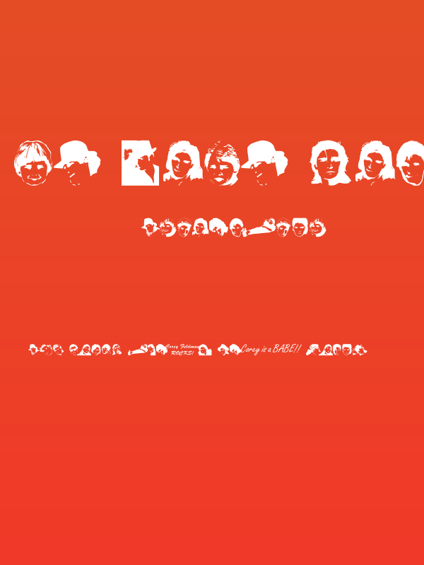 We Love Corey Poster