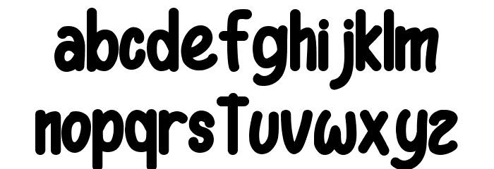 We Love Mom - Personal Use Only Font LOWERCASE
