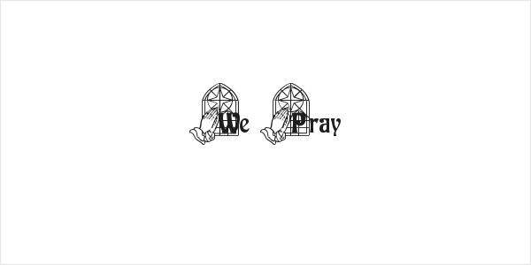 We Pray Logo