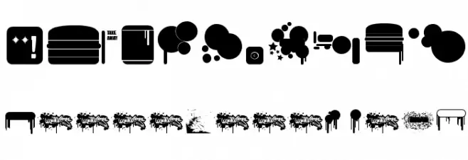 We Spray Font OTHER CHARS