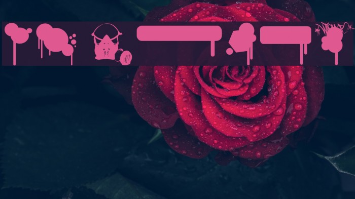 We Spray Font examples