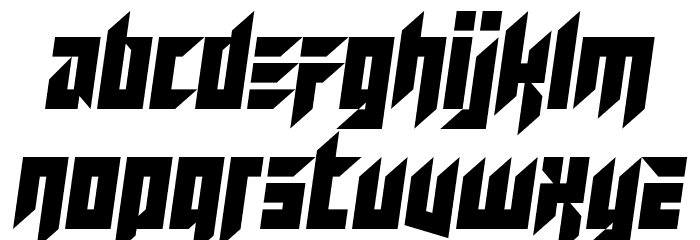 We Used To Be Friends Font LOWERCASE