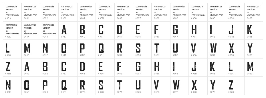 We are Depraved Character Map