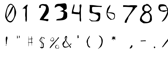 We are smelting sand SHOVEL Font OTHER CHARS