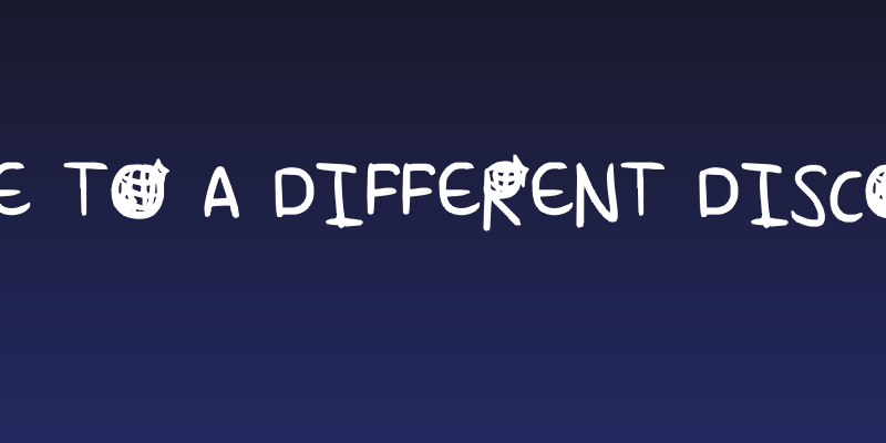 We dance to a different disco, honey Social Header