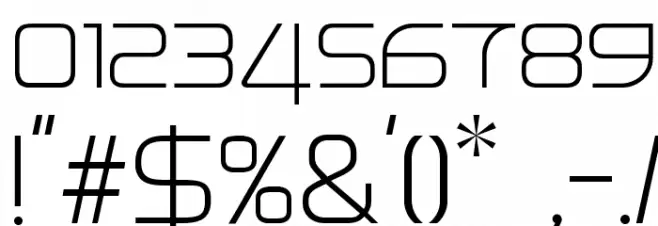 We2000 フォント その他の文字