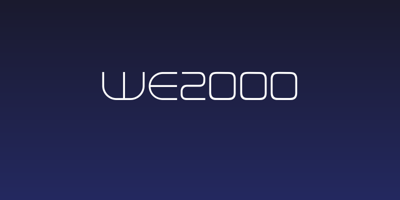 We2000 Social Header