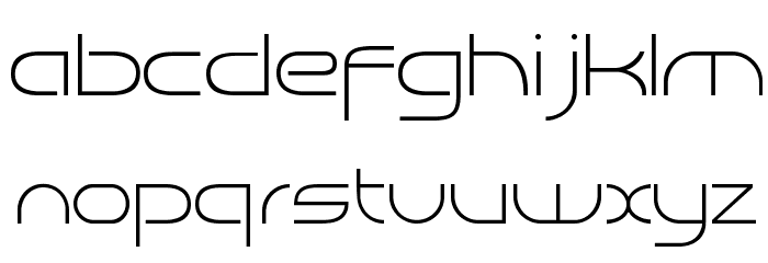 We2000 Font LOWERCASE