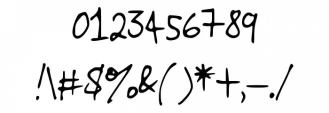 WeNeedAnEscapePlan-mia Шрифта ДРУГИЕ символов