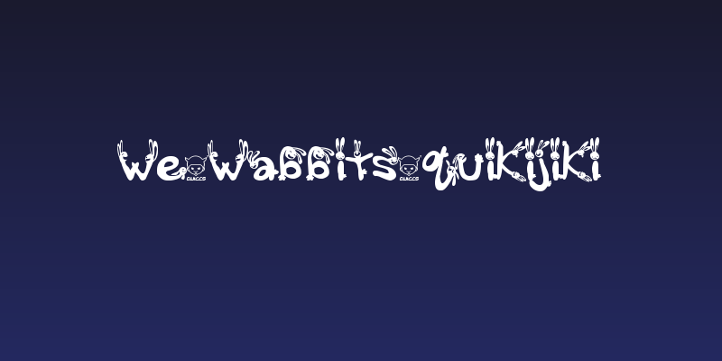 We_Wabbits_quikijiki Social Header