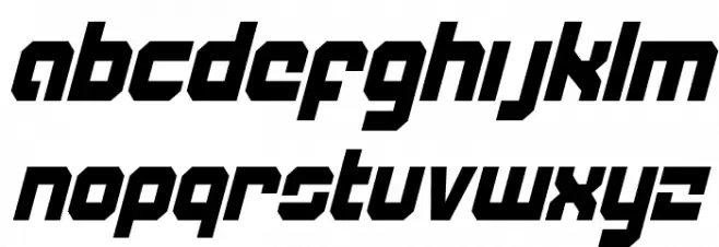 Weaponeer Condensed Italic خط أحرف صغيرة