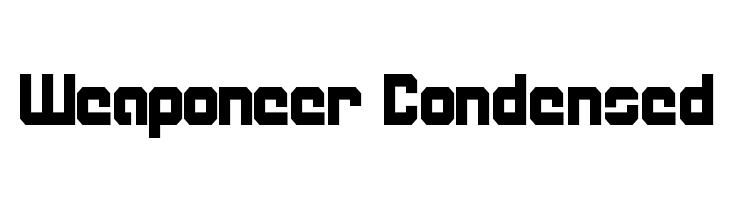 Weaponeer Condensed Font