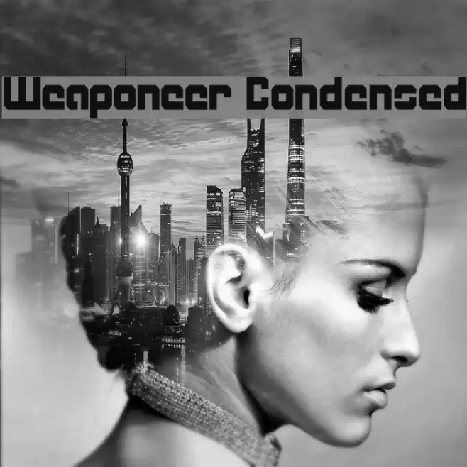 Weaponeer Condensed Font examples