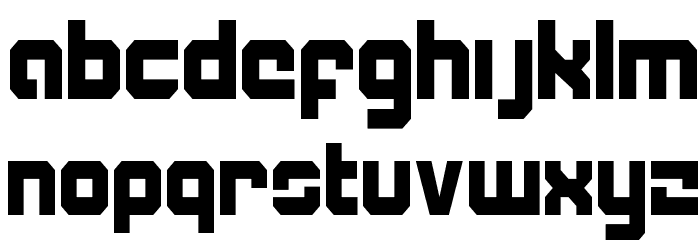Weaponeer Condensed フォント 小文字