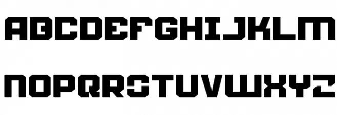 Weaponeer Expanded Шрифта ВЕРХНИЙ