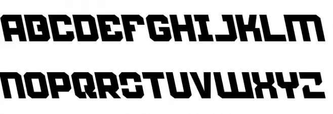 Weaponeer Leftalic 字体 大写