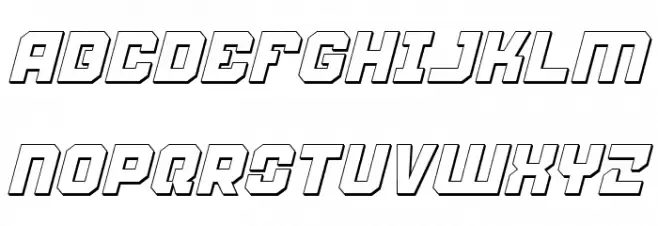 Weaponeer Shadow Italic Fonte MAIÚSCULAS