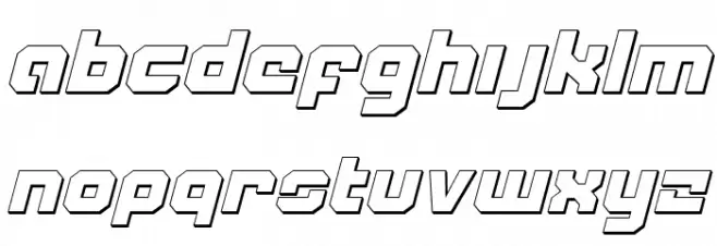 Weaponeer Shadow Italic Fuentes MINÚSCULAS