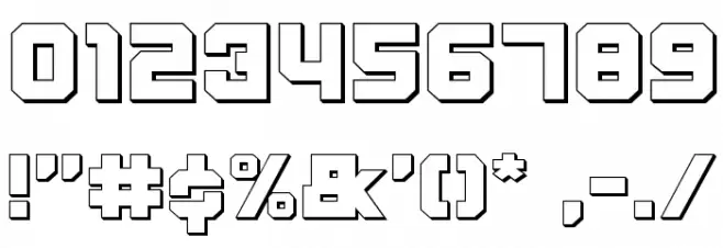 Weaponeer Shadow Font Alte caractere