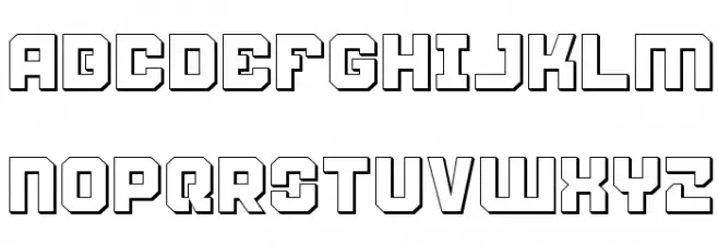 Weaponeer Shadow Font Litere mari