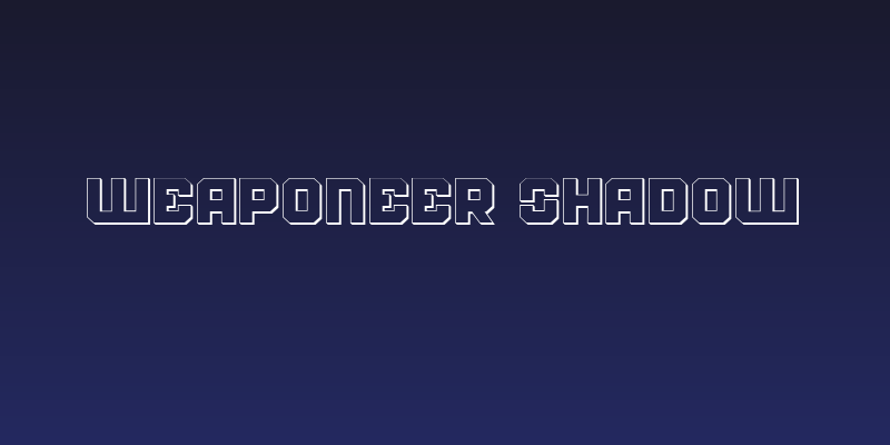 Weaponeer Shadow Social Header