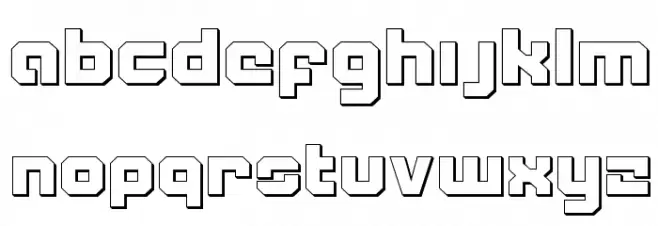 Weaponeer Shadow Font Litere mici