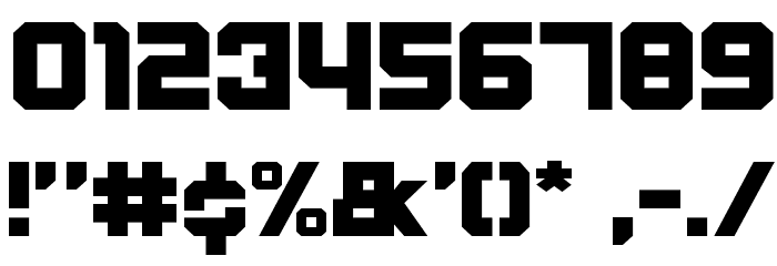 Weaponeer Font OTHER CHARS