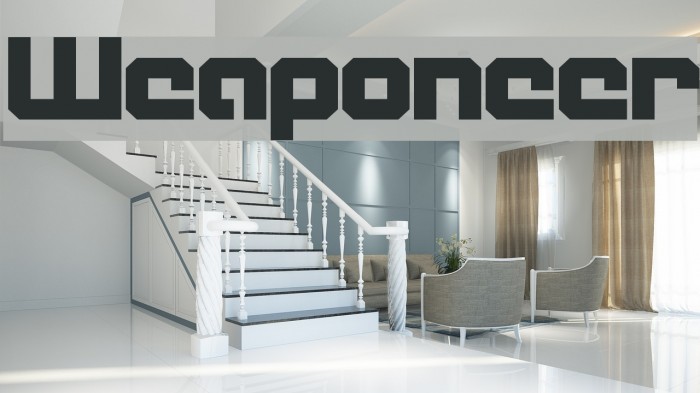 Weaponeer Font examples
