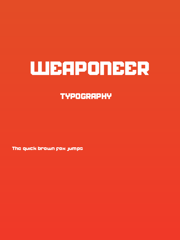 Weaponeer Poster