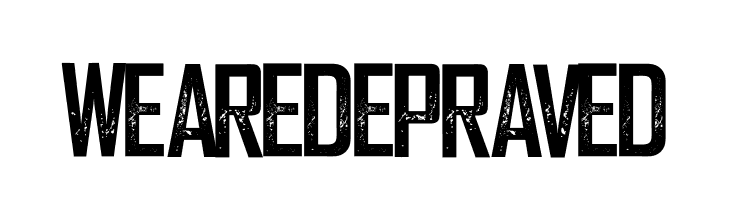 WeareDepraved  Frei Schriftart Herunterladen