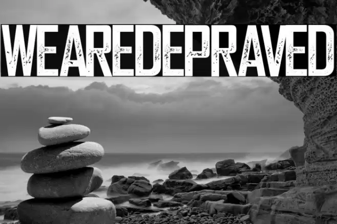WeareDepraved Font examples