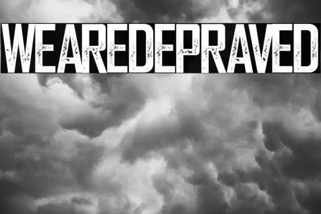 WeareDepraved Font examples