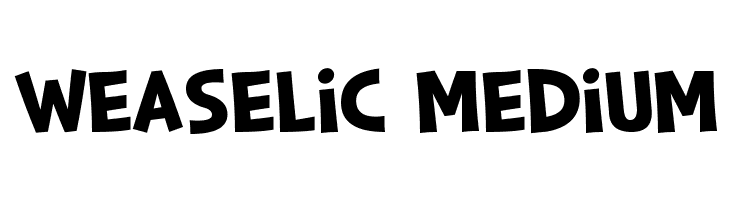 Weaselic Medium  Frei Schriftart Herunterladen