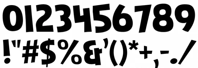 Weaselic Medium Font OTHER CHARS