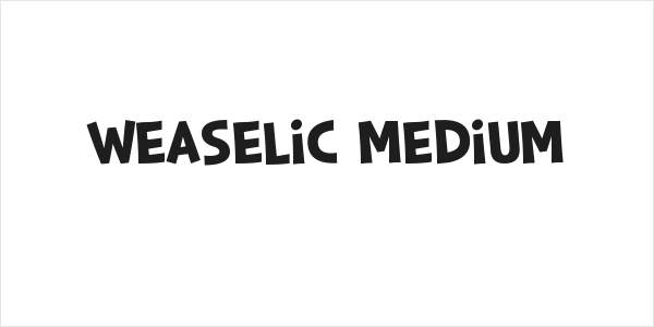 Weaselic Medium Logo