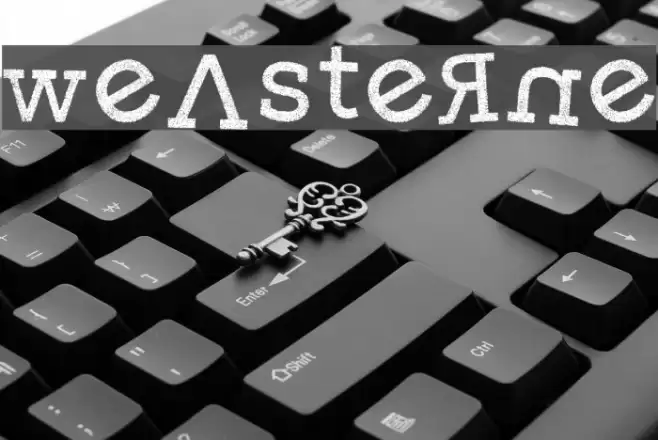 Weasterne Font examples