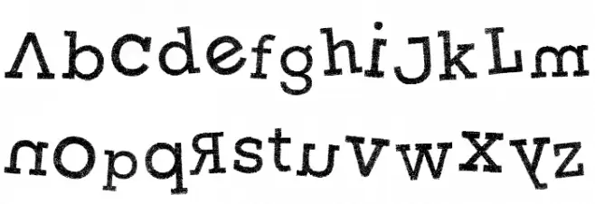 Weasterne Font LOWERCASE
