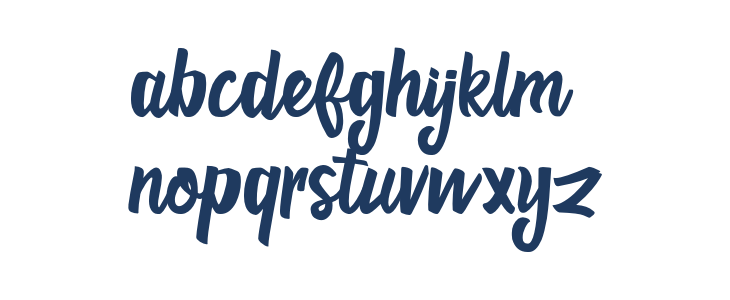 Weastream-Regular Lowercase