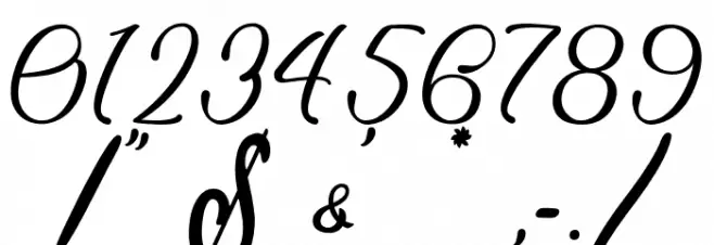 Weather Sunday - Personal Use Font OTHER CHARS