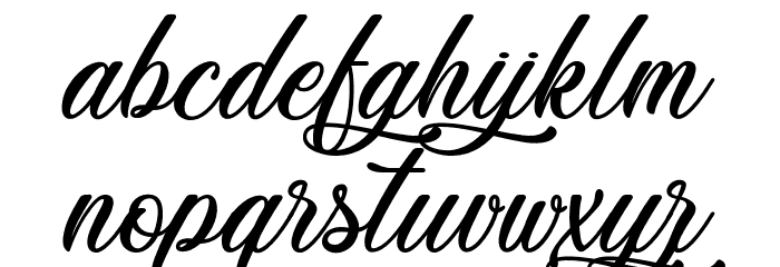 Weather Sunday - Personal Use Font LOWERCASE