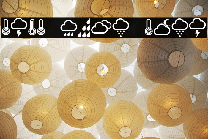 Weather Symbols Regular Example 1
