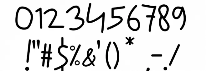 Weather in October (Demo) Font OTHER CHARS